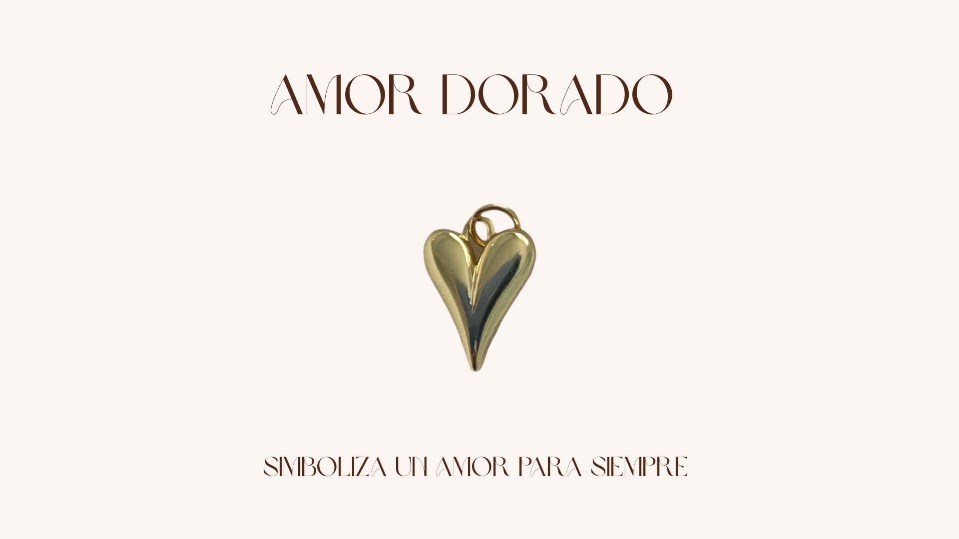 Amor Dorado Charm