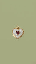 Corazón con diamante Charm